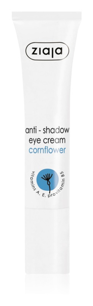 Ziaja Brightening Eye Shadows Cream for Eyes and Eyelids with Cornflower Vegan 15ml