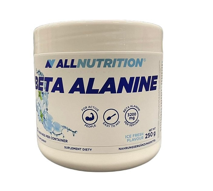 Allnutrition Beta-Alanina Ice Fresh w Proszku na Wytrzymałość i Wydajność 250g