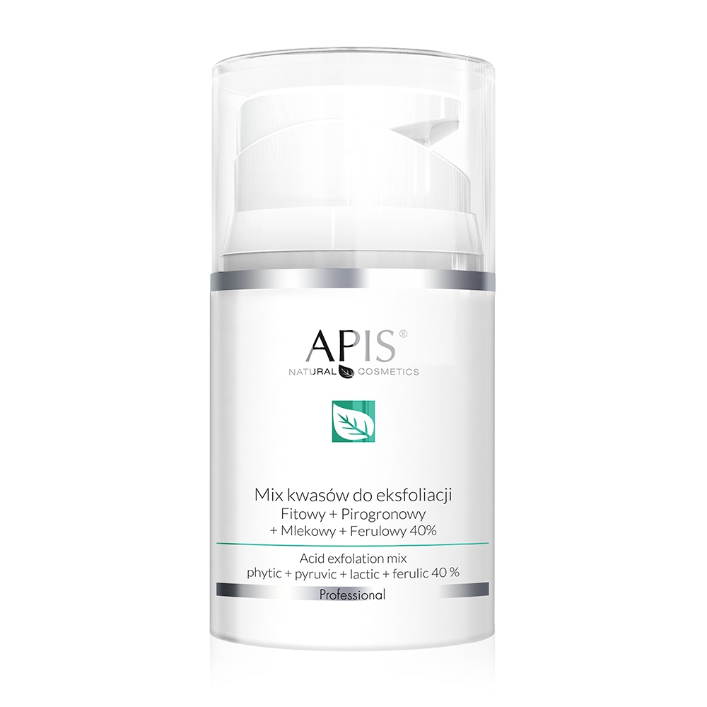 Apis Professional 40% Acid Exfoliating Blend Phytic Ferulic Lactic-Pyruvic Acid 50ml
