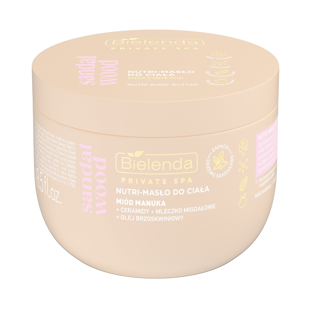 Bielenda Private Spa Odżywcze Nutri-Masło do Ciała Sandal Wood 250ml
