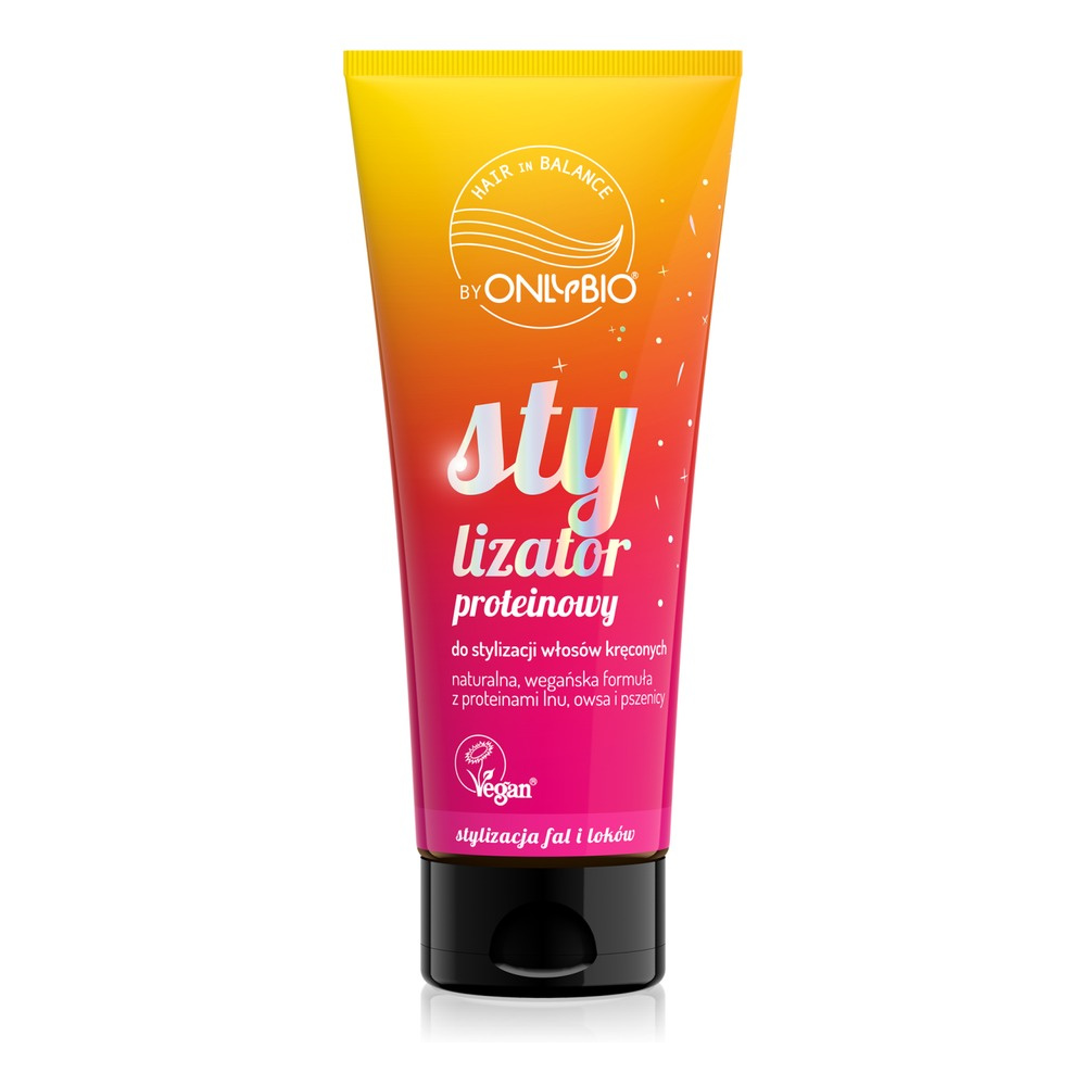 OnlyBio Protein Stylizer for Curly Hair with Flax Proteins Oats and Wheat 200ml