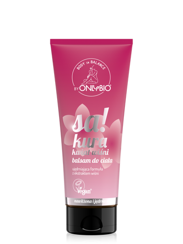 OnlyBio Body in Balance Moisturizing Body Lotion Sakura Cherry Blossom 200ml