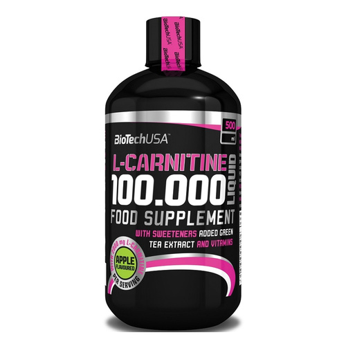 BioTechUSA L-Carnitine 100.000 Płynna L-karnityna, Wiśnia 500ml