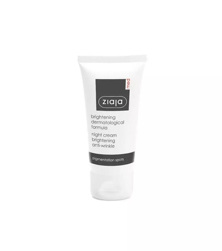 Ziaja Med Whitening Treatment Brightening Anti-Wrinkle Night Cream 50ml Best Before 31.12.26