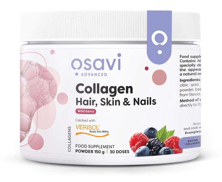 Osavi Collagen Peptides Wild Berry for Hair, Skin and Nails 150g