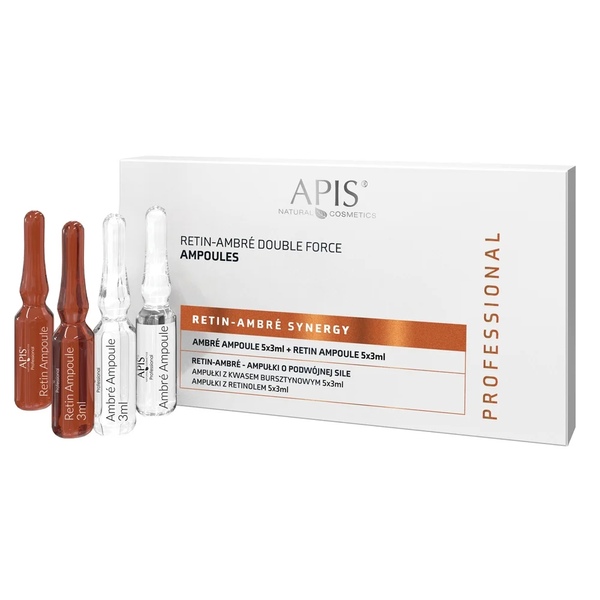 Apis Professional Retin-Ambre Synergy Double Strength Ampoules Double for Problem Skin with Discolorations 10x3ml