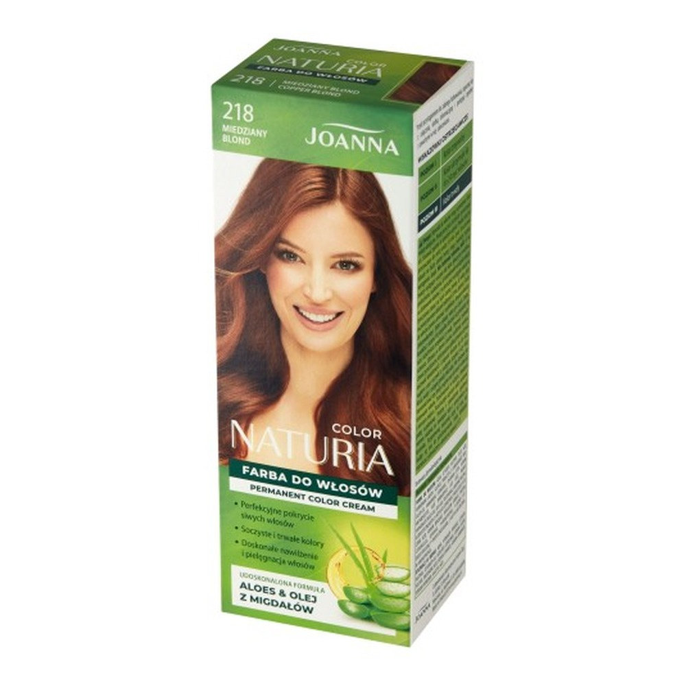 Joanna Naturia Color Farba do Włosów 218 Miedziany Blond 100ml