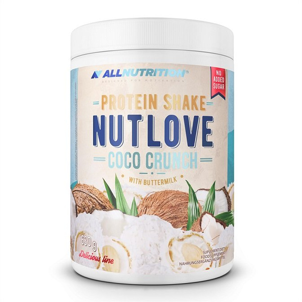Allnutrition Nutlove Protein Shake Coco Crunch Protein Supplement for Active People 630g