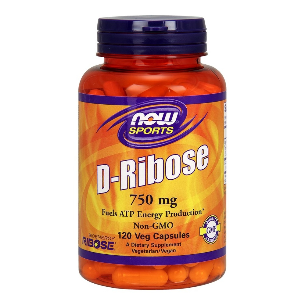 D-Ribose, 750mg - 120 vcaps