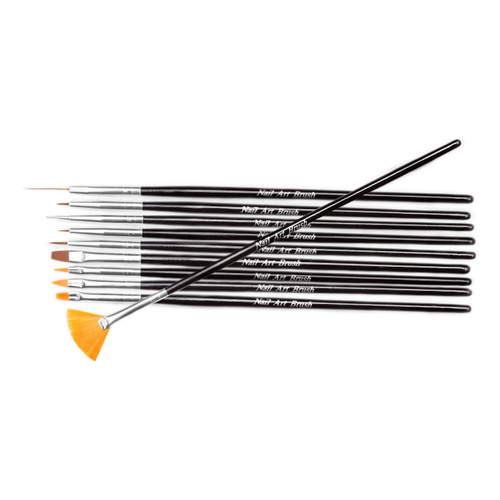 NeoNail Acrylic Gel and Makeup Synthetic Brushes 10 Pieces