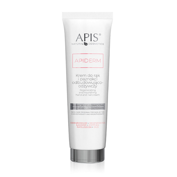 Apis Apiderm Odbudowująco-Odżywczy Krem do Rąk i Paznokci dla Skóry Bardzo Suchej 100ml