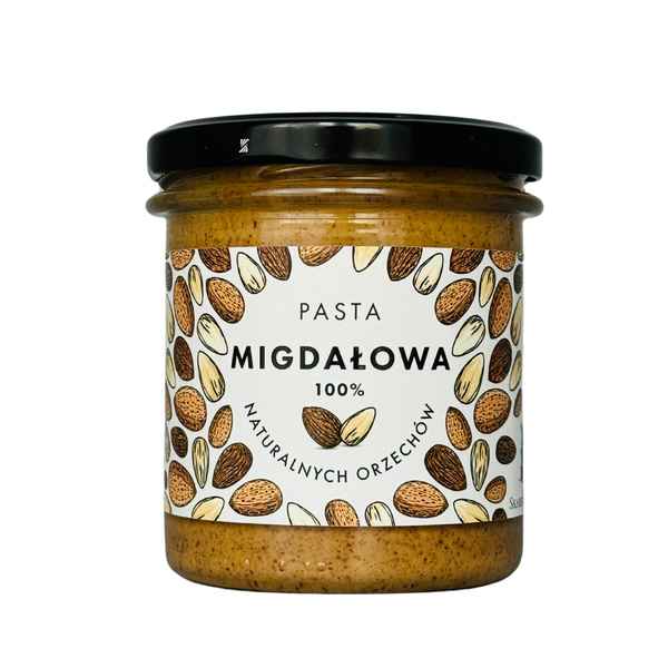 Młyn Kopytowa Skarby Młyna 100% Naturalna Pasta Migdałowa 300g