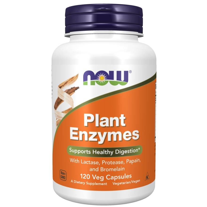Now Foods Plant Enzymes Digestive Support 120 Capsules
