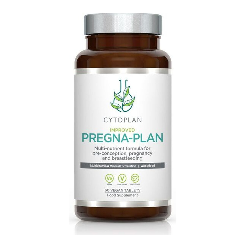 Cytoplan Pregna-Plan Comprehensive Multivitamin for Pregnancy and Breastfeeding 60 Vegan Tabs