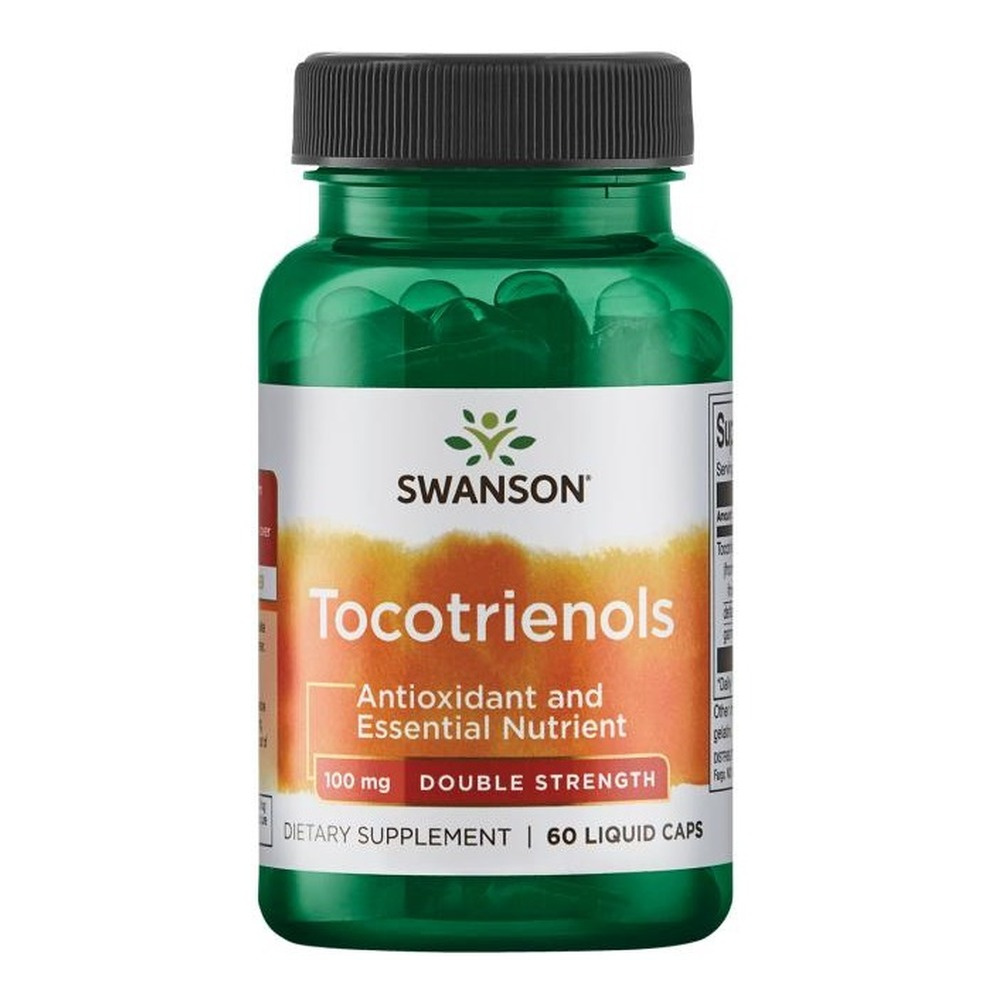 Swanson Tocotrienols 100 mg Double Strength Helps Reduce Bad Cholesterol 60 Capsules