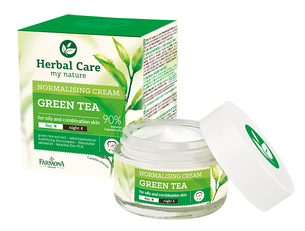 Farmona Herbal Care Normalizing Cream Green Tea for Mixed and Oily Skin 50ml