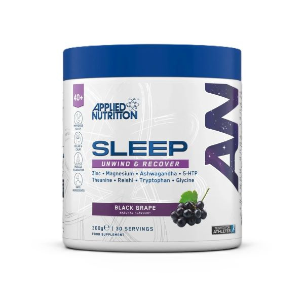 Applied Nutrition Agewell 40+ Sleep Suplement na Sen dla Osób Powyżej 40 Roku Życia Czarne Winogrono 300g