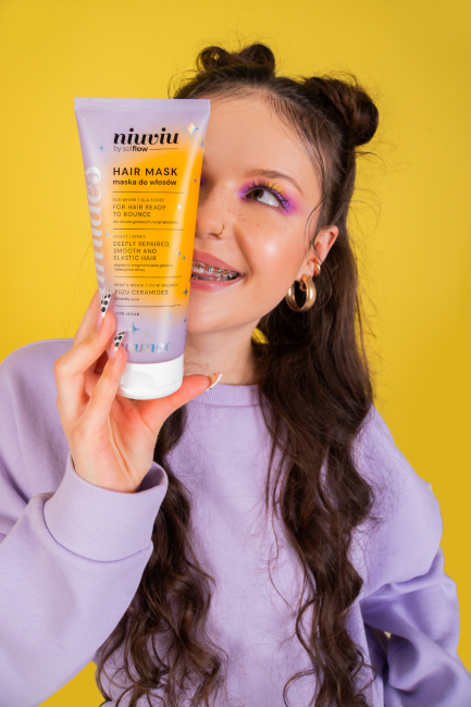 Niuviu Bounce Maska do Włosów Kręconych Fale Loki 200ml