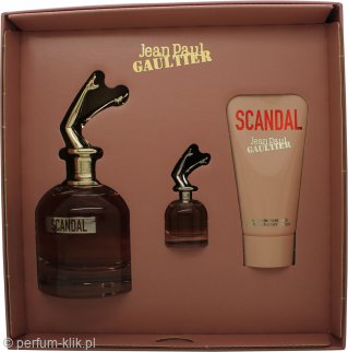 Jean Paul Gaultier Scandal Gift Set 80ml EDP + 75ml Body Lotion + 6ml EDP Set for Women 1 Piece