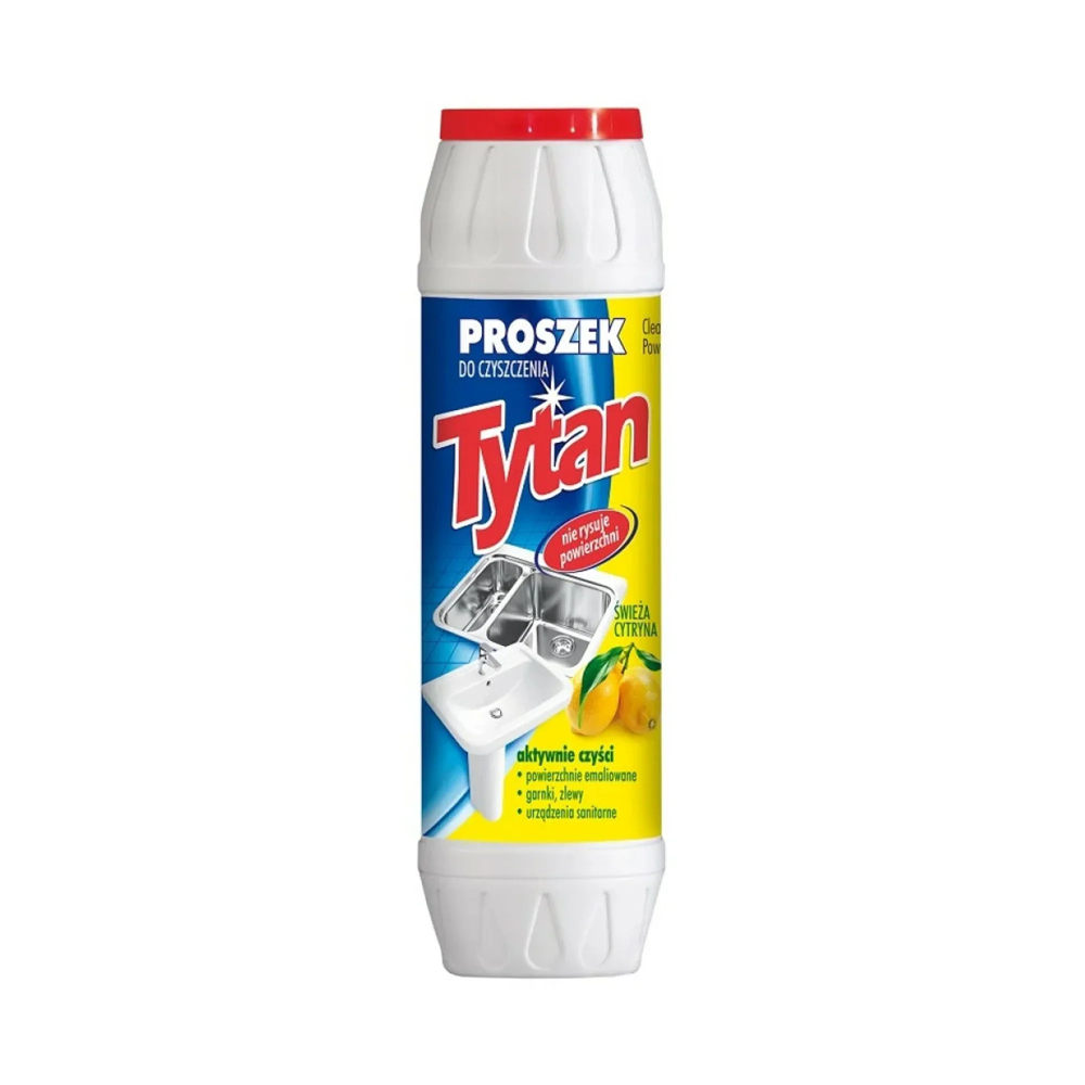 Tytan Proszek do Czyszczenia Cytrynowy 500g