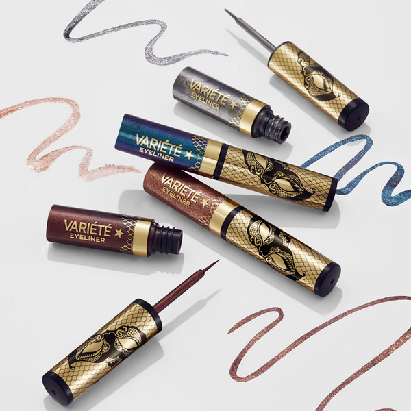 Eveline Variete Wodoodporny Kolorowy Eyeliner w Kałamarzu Nr 04 Silver Dust 4ml