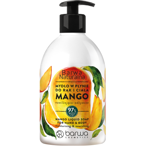 Barwa Naturalna Odżywcze Mydło w Płynie Mango 500ml