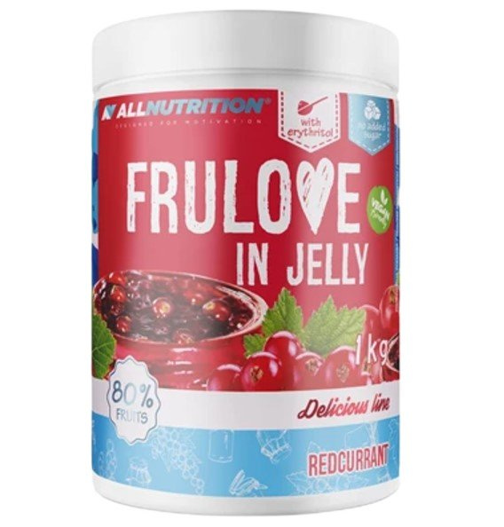 Allnutrition Frulove In Jelly Porzeczka Owoce w Żelu Bez Cukru Do Deserów 1000g