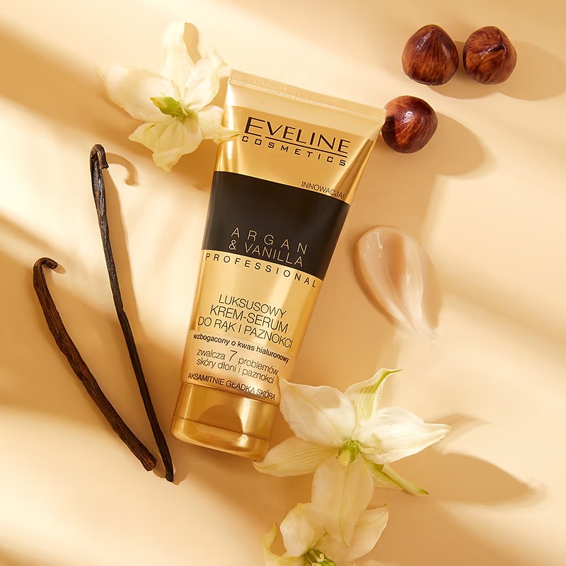 Eveline Argan & Vanilla Luksusowy Krem-Serum do Rąk i Paznokci 100ml