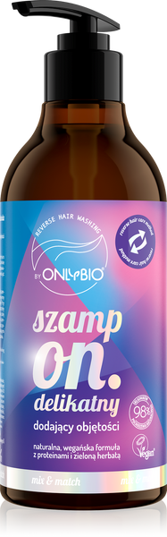 OnlyBio Reverse Washing Szampon Delikatny Dodający Objętości 400ml