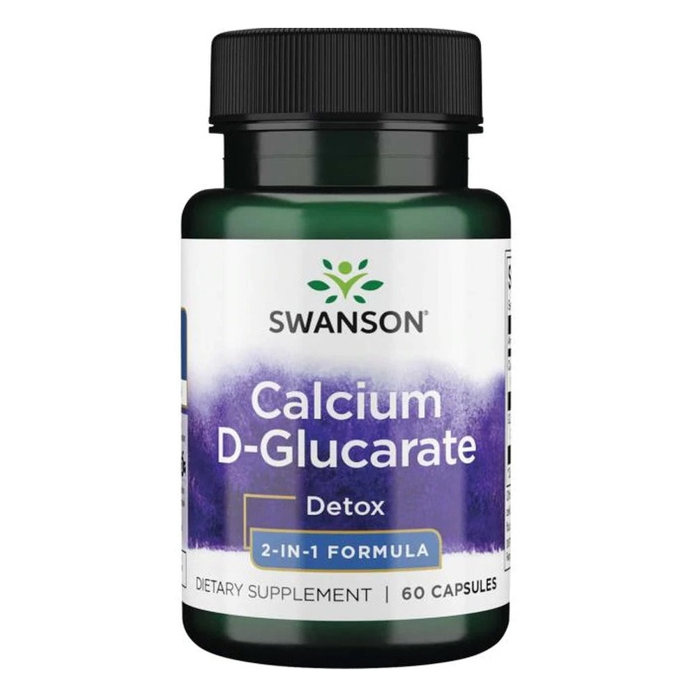 Swanson Calcium D-Glucarate D-glukaran Wapnia 60 Kapsułek