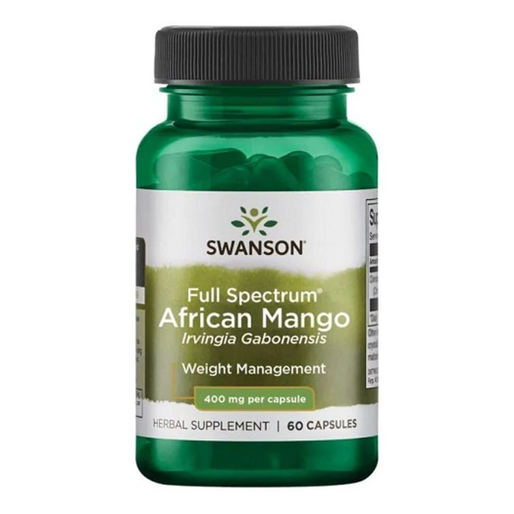 Swanson Full Spectrum African Mango (Irvingia Gabonensis) 400mg Wspomaga Utrzymanie Prawidłowej Wagi 60 Kapsułek