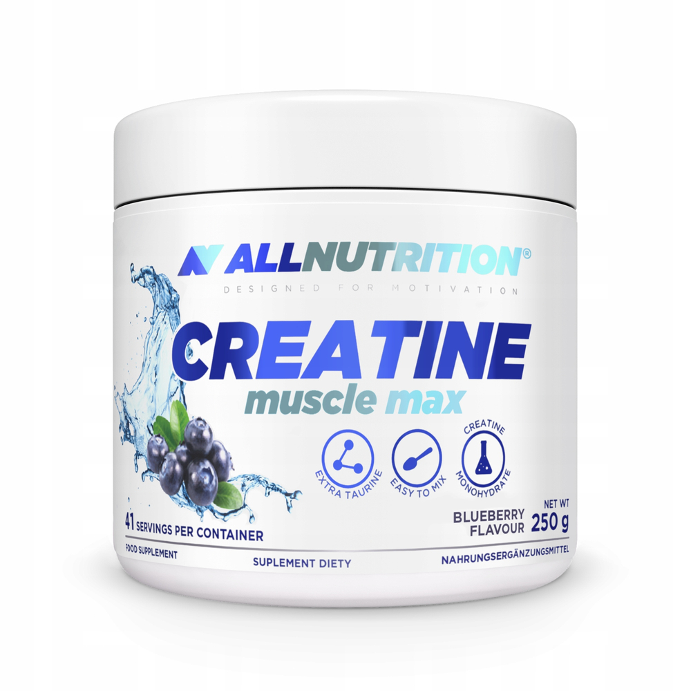 Allnutrition Creatine Muscle Max Monohydrat Kreatyny Jagoda 250g