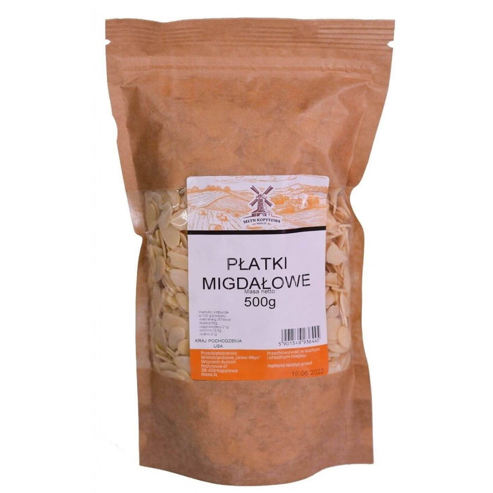 Młyn Kopytowa Almond Flakes 500g
