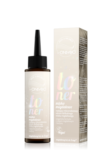 OnlyBio Hair in Balance Toner Mleko Migdałowe 100ml