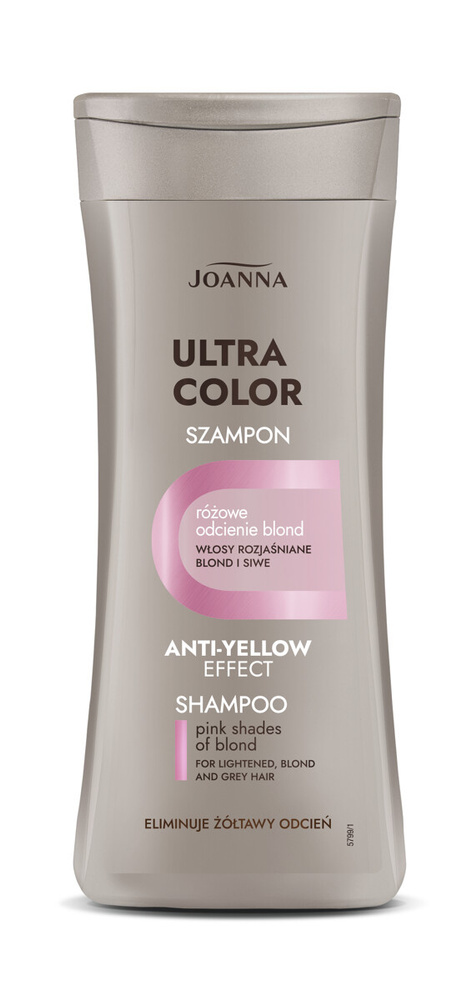 Joanna Ultra Color System Pink Shampoo for Blonde Lightened and Gray Hair 200ml