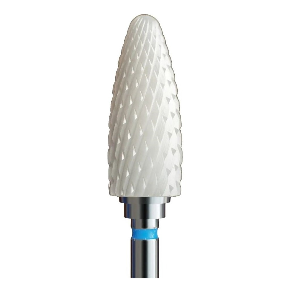 IQ Nails Ceramic Nail Drill Bit Standard Cone Cross Cut 6mm Z274X