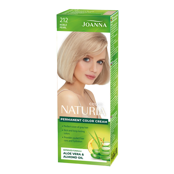 Joanna Naturia Permanent Hair Color Paint Care Day Shine No. 212 Noble Pearl 100ml