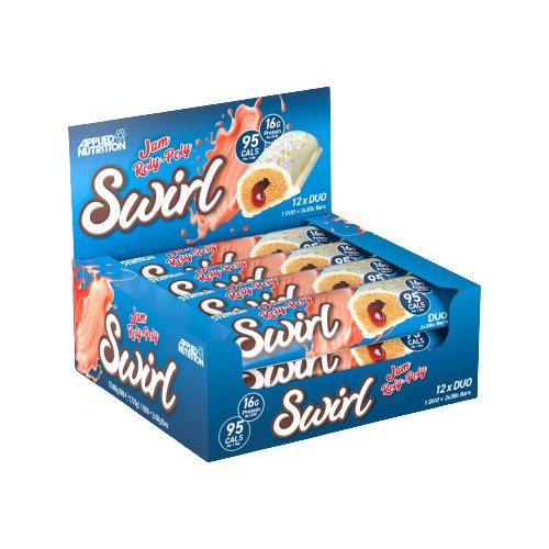 Swirl Duo Bar, Jam Roly-Poly - 12 x 60g