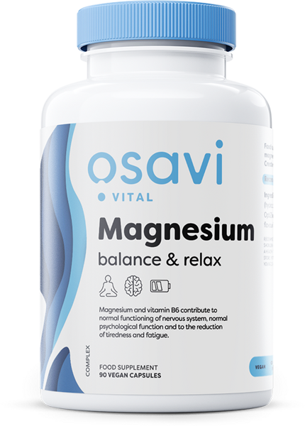 Osavi Magnesium Balance & Relax 90 vegan caps for Stress Relief and Relaxation