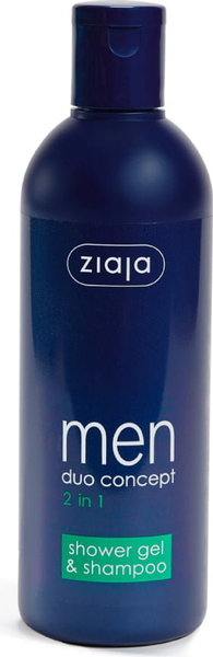Ziaja Men 2in1 Shower Gel and Shampoo for All Skin Types 300ml
