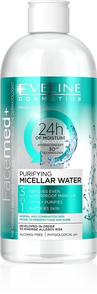 Eveline Facemed+ Cleansing Micellar Liquid 3in1 400ml