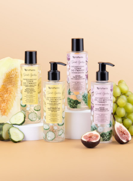 Vis Plantis Secret Garden Aminokwasowy Żel do Mycia Twarzy dla Skóry Wrażliwej i Przesuszonej 200ml