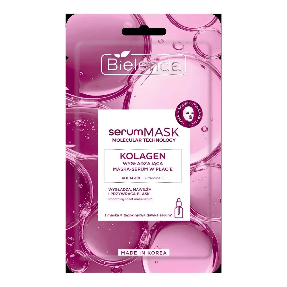 Bielenda Collagen Wygładzająca Maska-Płatek Serum 1pc