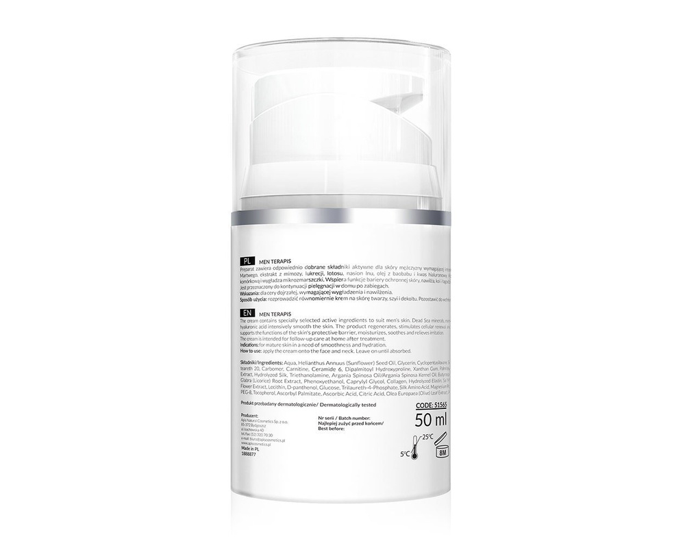 Apis MenTerApis Smoothing Cream for Men with Dead Sea Minerals 50ml