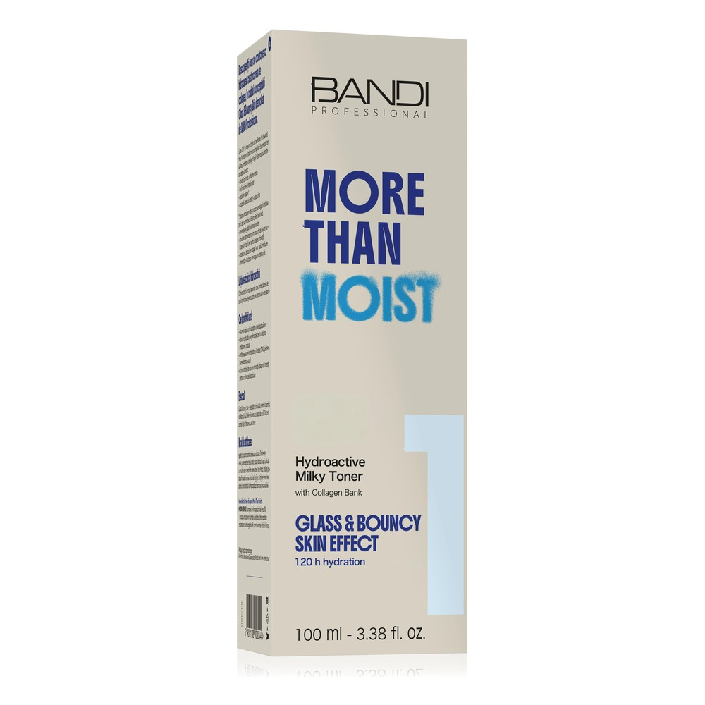 Bandi More than Moist Hydroactive Milk Toner with Collagen Bank for Dry Dehydrated Skin 100ml