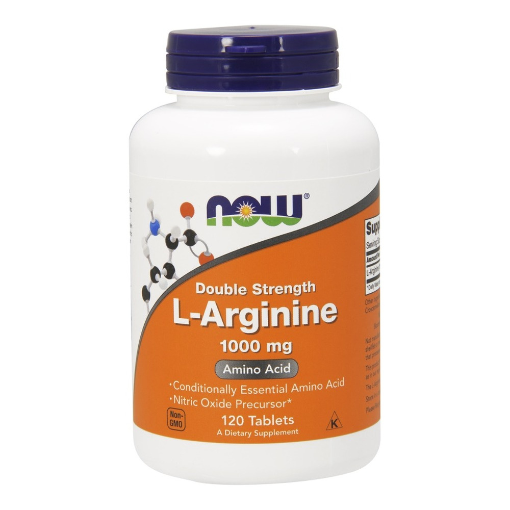 L-Arginine, 1000mg - 120 tablets