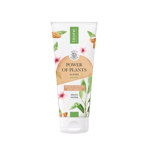 Lirene Power Of Plantis Odżywczy Kremowy Żel pod Prysznic Migdał 200ml