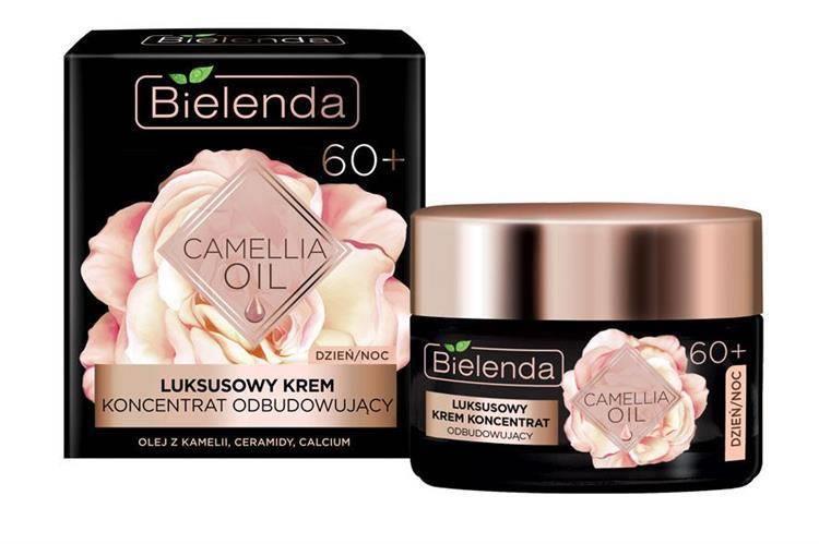 Bielenda Camellia Oil Luksusowy Krem Koncentrat Odbudowujący 60+ na Dzień i na Noc 50ml