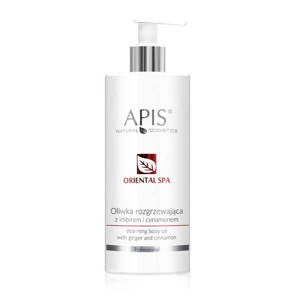 Apis Professional Oriental Spa Warming Body Oil with Ginger and Cinnamon 500ml