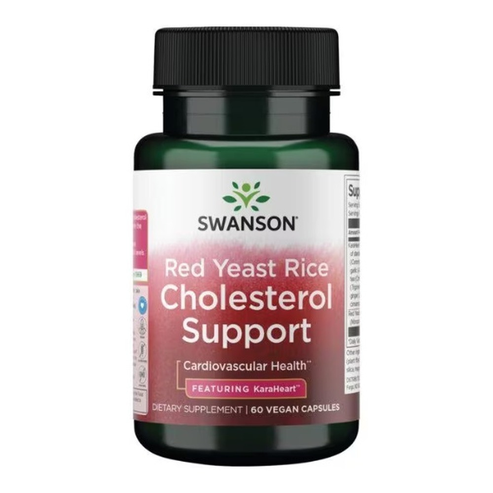 Swanson Red Yeast Rice Cholesterol Support - 60 vcaps